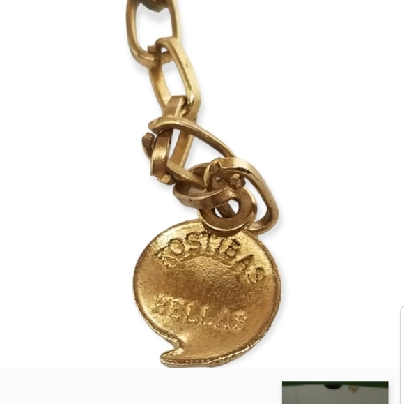 KOSTIBAS HELLAS GOLDTONED GREEK SPIRAL BRACELET - Picture 4 of 6